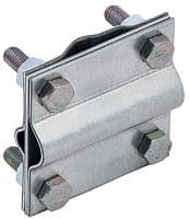 Зажим заземления крестообразный стержень-полоса/пруток оцинк. сталь IEK ZGC33-11-1-16-40