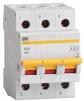 Выключатель нагрузки ВН-32 40А/3П IEK MNV10-3-040