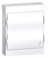 Бокс ОП Easy9 навес. с бел. двер. 2 ряда по 12мод IP40 IK07 63А 2 клеммы SchE EZ9E212P2SRU