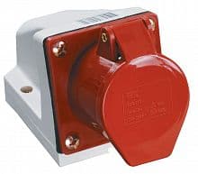 Розетка ОП 16А 380В 3P+PE+N ССИ-115 IP44 IEK PSR12-016-5