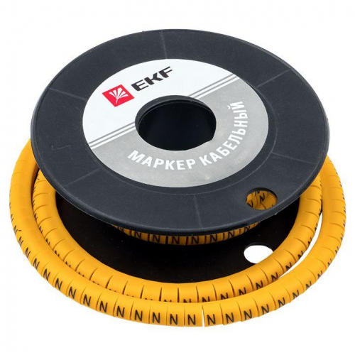 Маркер каб. 1.5кв.мм "4" (к-1000ед) (ЕС-0) EKF plc-KM-1.5-4 фото 4