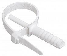 Хомут кабельный дюбельный ХД 7х150 полиамид бел. (уп.50шт) IEK UHH80-7-150-50-K01-F