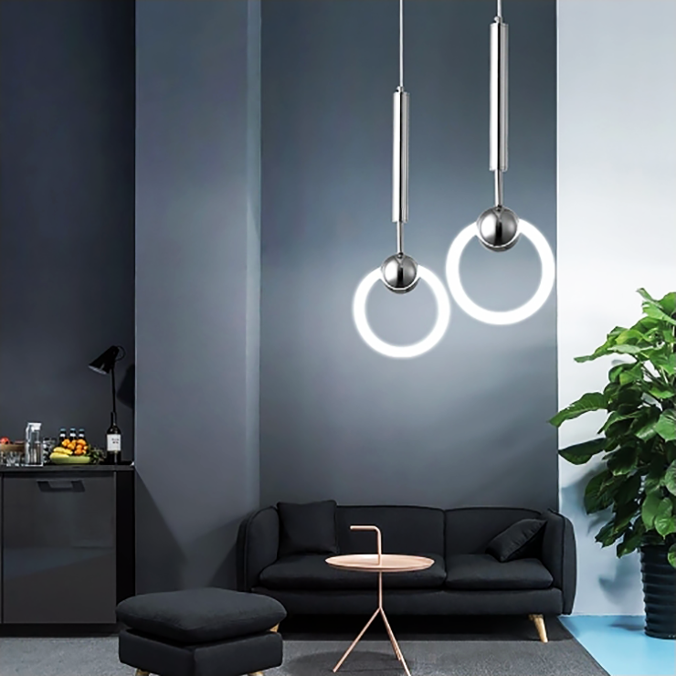 Светильник Ring Light Chrome D30 в стиле Lee Broom