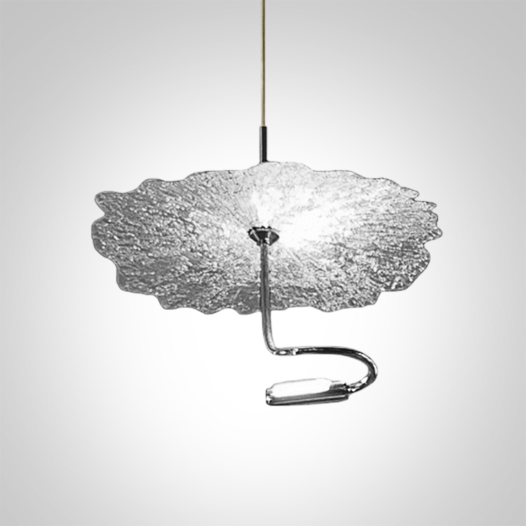 Светильник Gold moon single silver в стиле Catellani&Smith