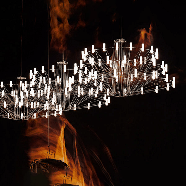 Люстра Coppelia Small D85 Nickel в стиле Moooi