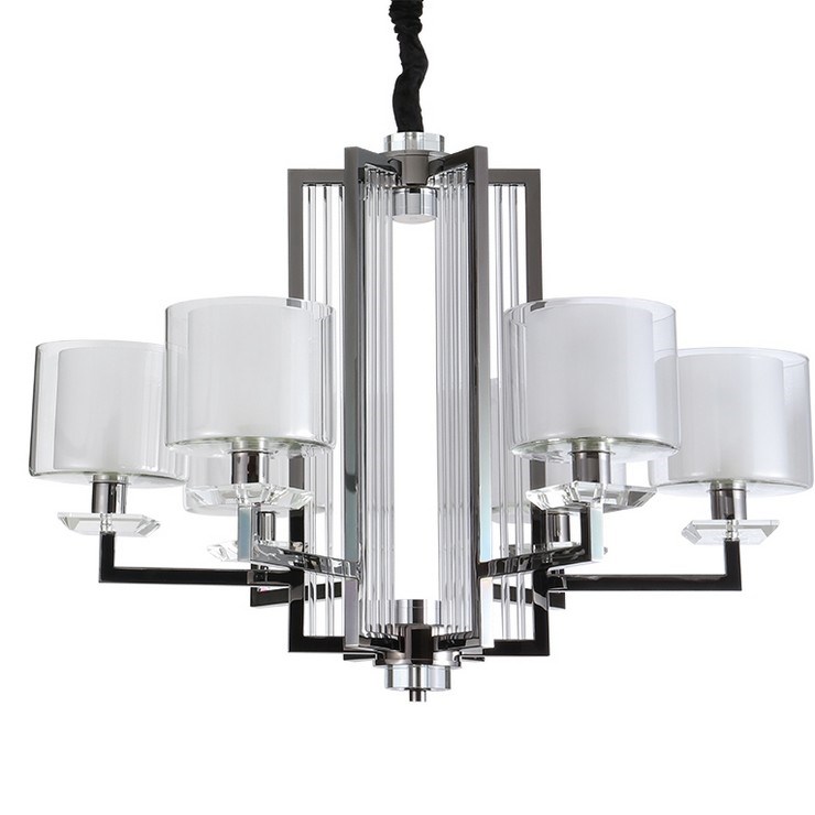 Люстра подвесная Pittsburgh D75 Black glossy