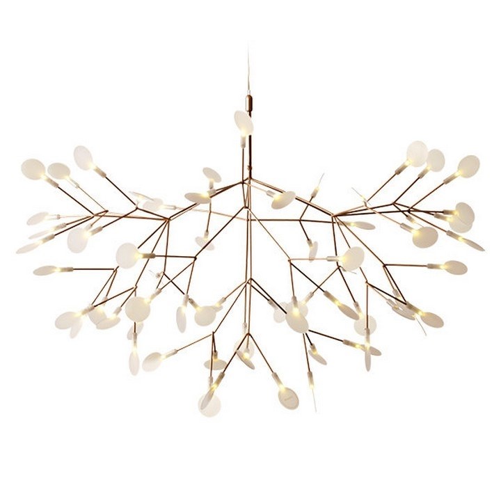 Люстра Heracleum 2 D98 Золотой в стиле Moooi