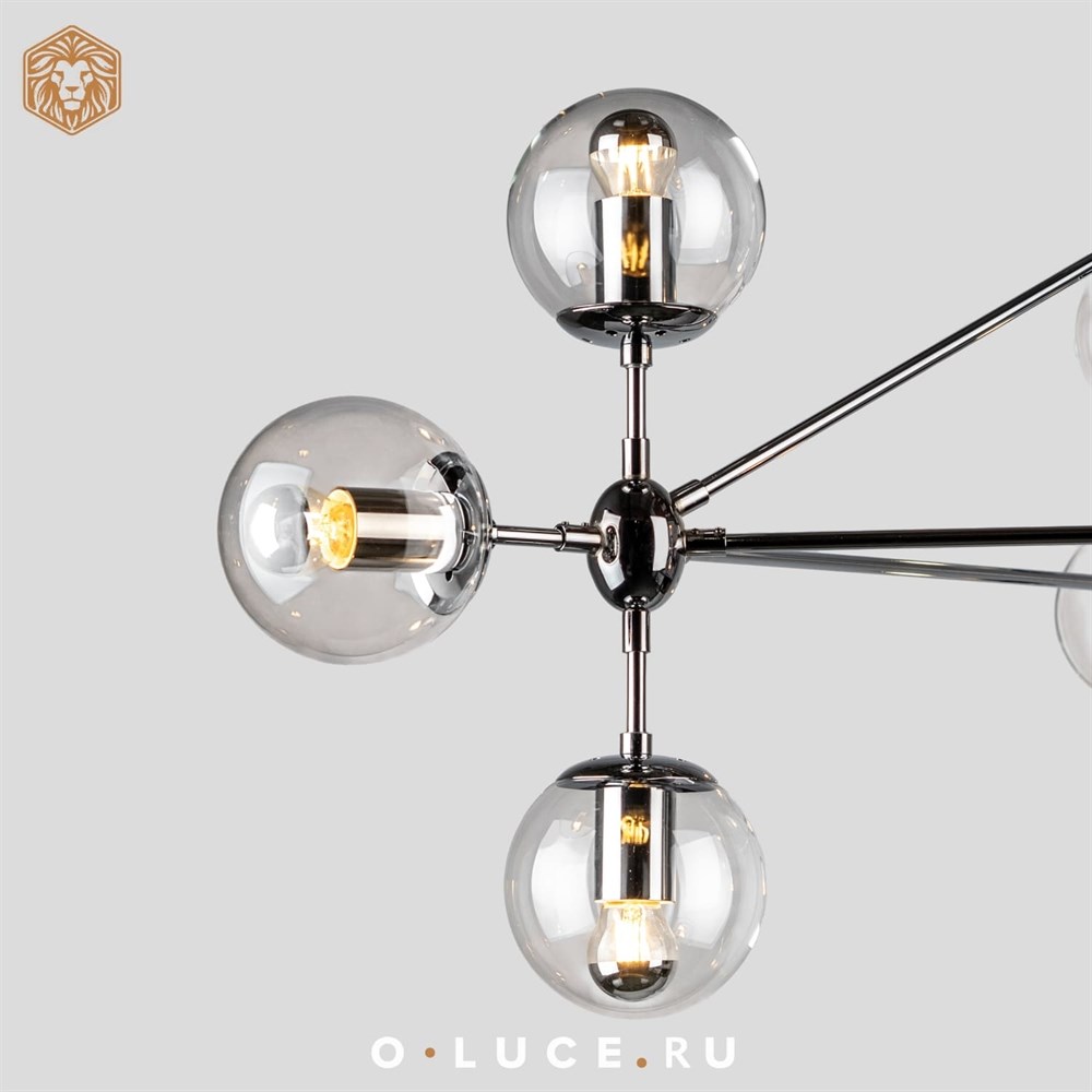 Люстра Modo Chandelier 10 Chrome в стиле Roll&Hill