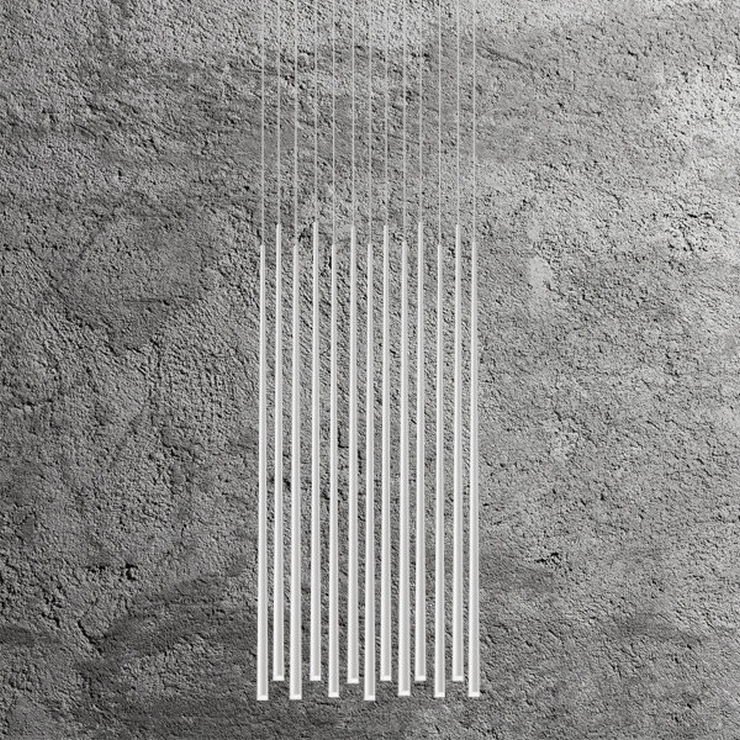 Люстра Slim 13 White Rectangle в стиле Vibia