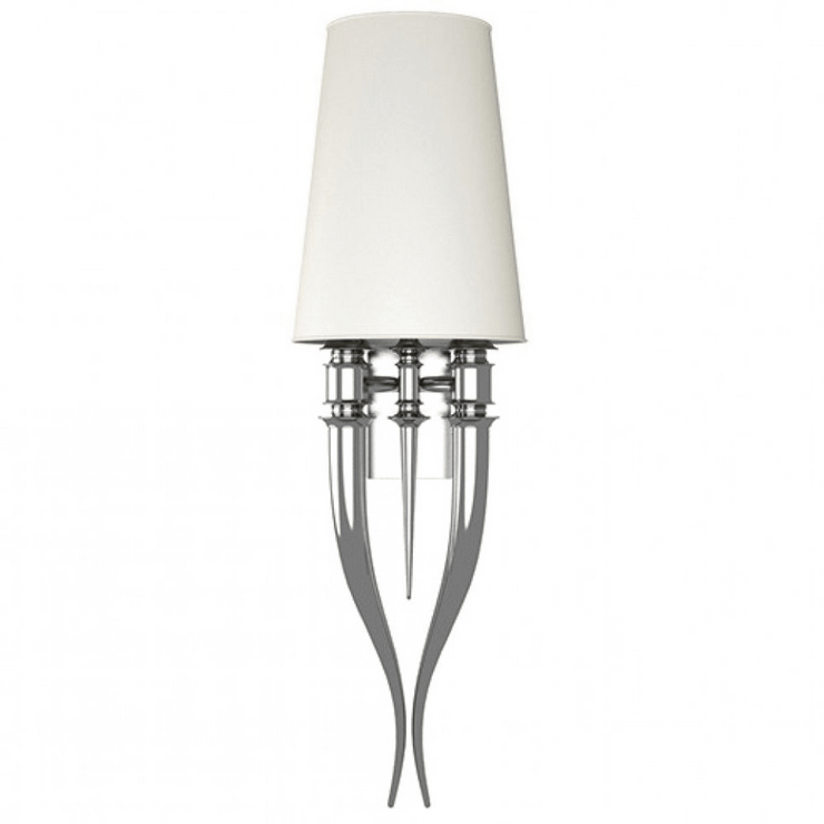 Бра Brunilde белый хром H104 см в стиле Ipe Cavalli