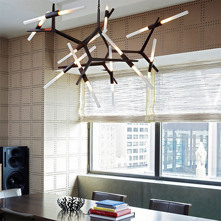 Люстра Agnes 20 Black в стиле Lindsey Adelman