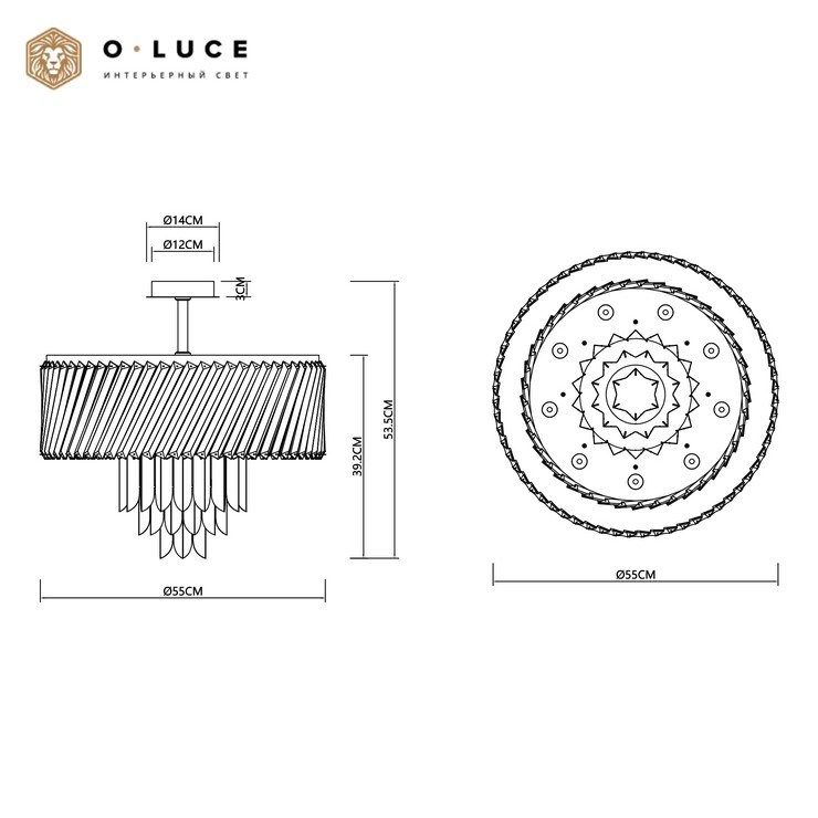 Люстра потолочная Exotic
