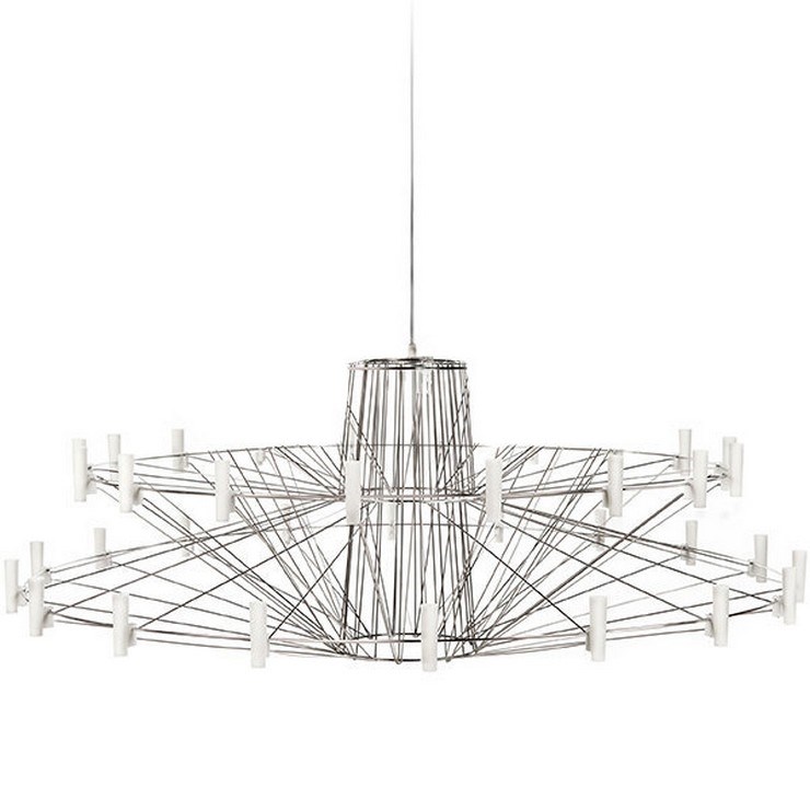 Люстра Coppelia Small D100 Nickel в стиле Moooi