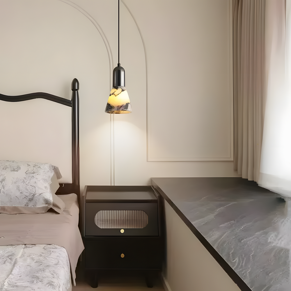 Светильник из мрамора Kon D10