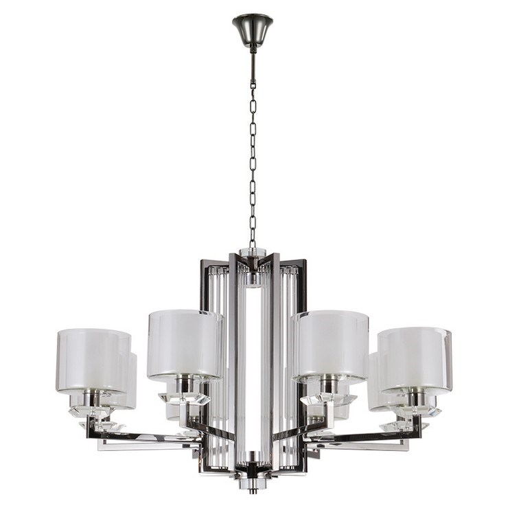 Люстра подвесная Pittsburgh D87 Black glossy