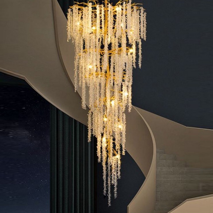 Люстра Sinfonia di Luce Gold H220