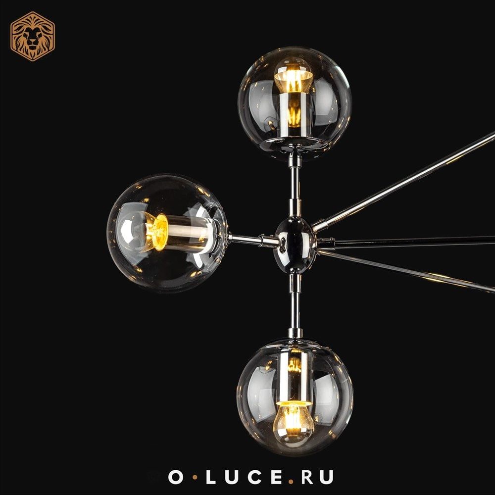 Люстра Modo Chandelier 10 Chrome в стиле Roll&Hill