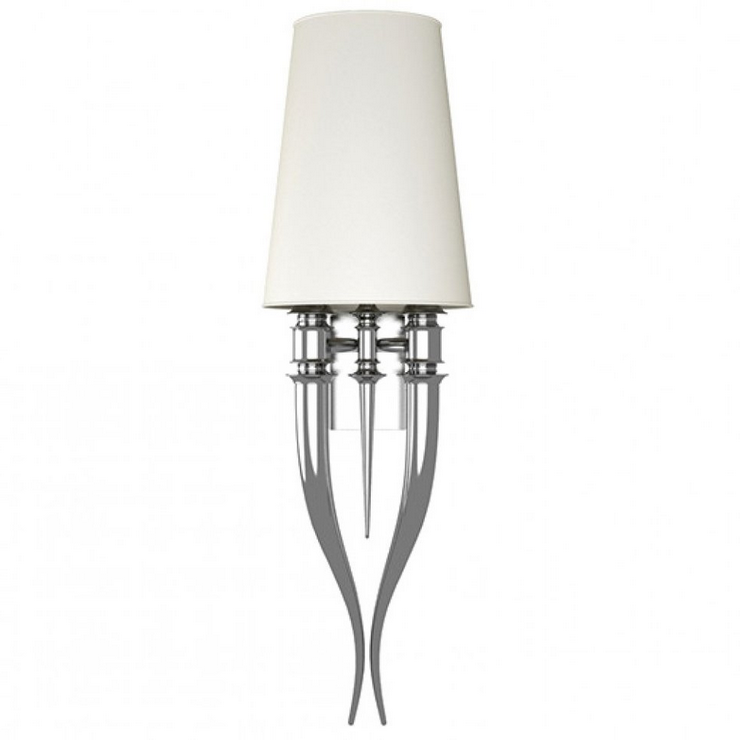 Бра Brunilde белый хром H70 см в стиле Ipe Cavalli