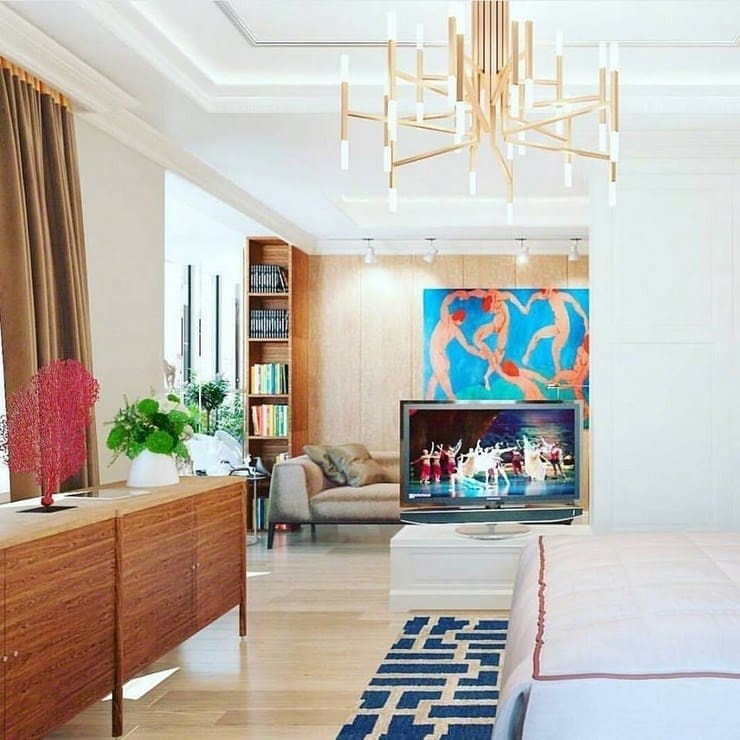 Люстра The Light 36 золотой