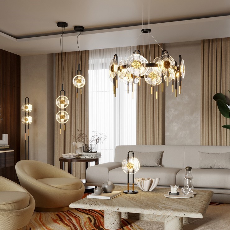 Люстра подвесная Rondo D80