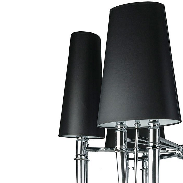 Люстра Brunilde 3  Диаметр 60 см, Высота 70 см Черный в стиле Ipe Cavalli