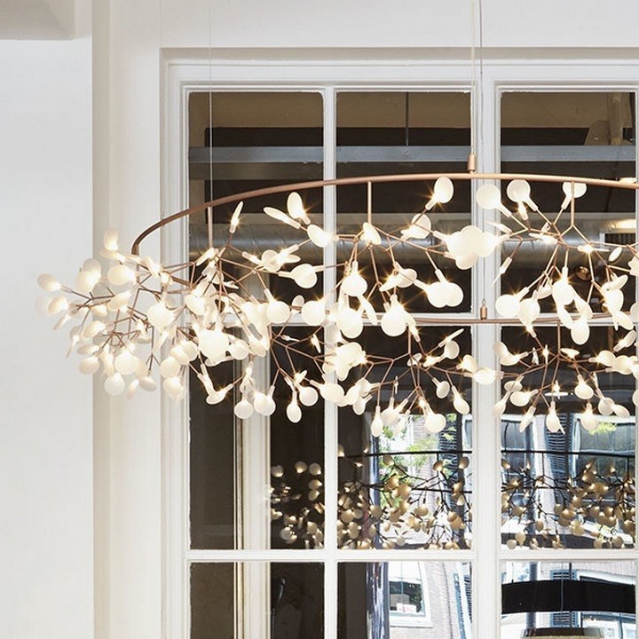 Люстра Heracleum The Big O D160 Золотой в стиле Moooi