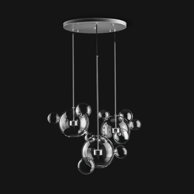 Светильник Bolle Circular 14 Bubbles Nickel