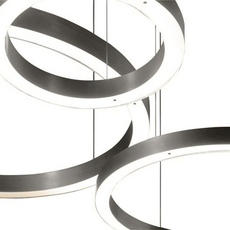 Светильник Light Ring Horizontal D70 Nickel