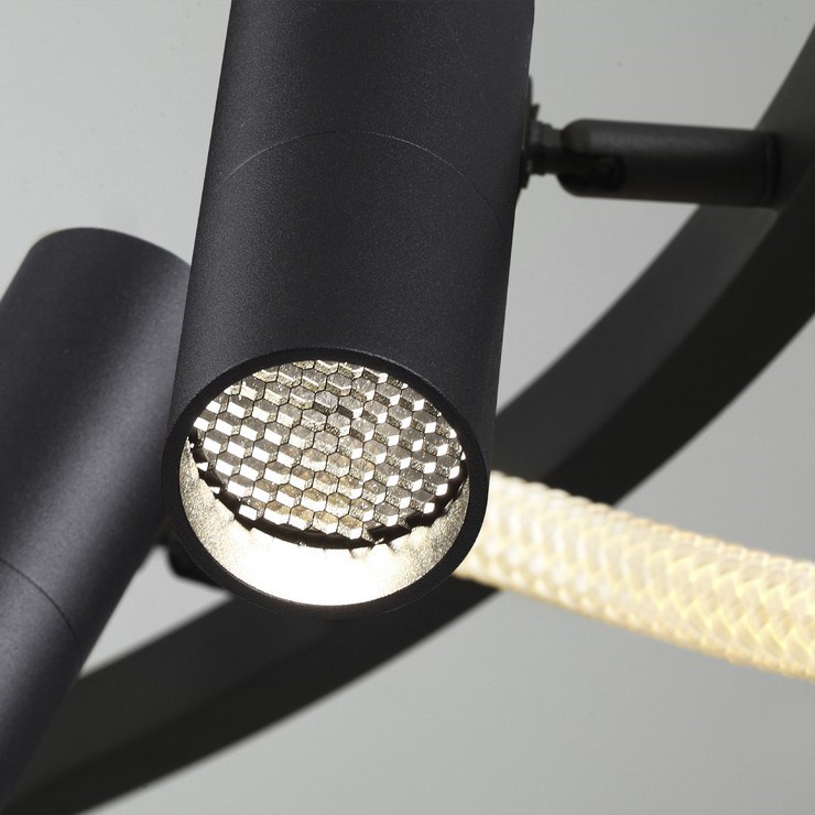 Люстра подвесная Tracer Bar  D90 Black