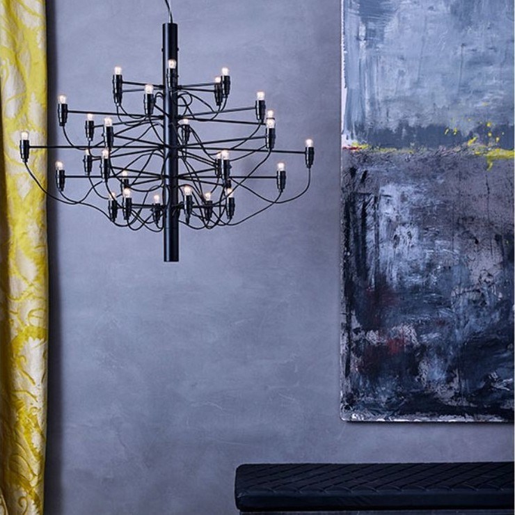 Люстра 2097 30 Black в стиле Flos