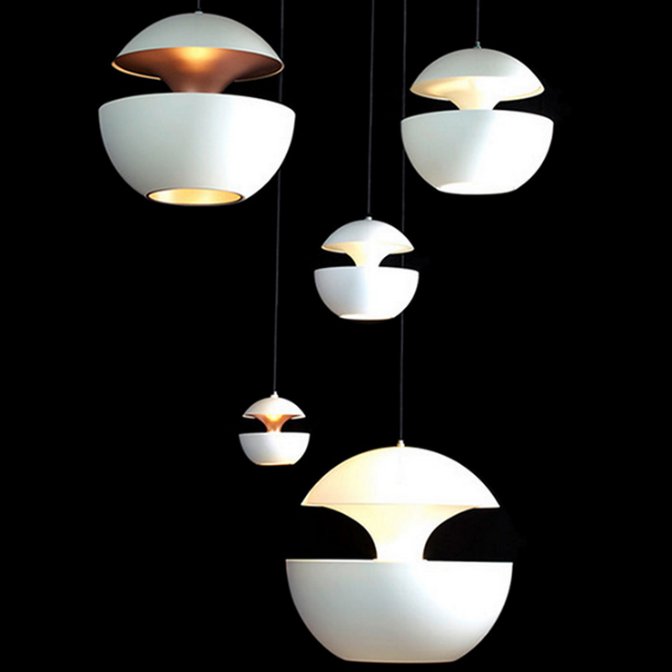 Светильник Lampe Here Comes The Sun D25 см / H24 см Белый + Белый