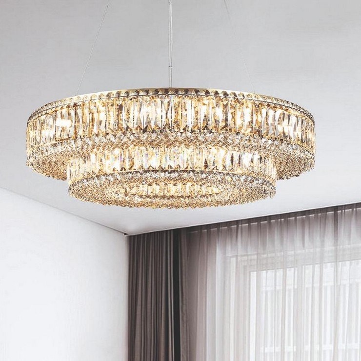 Люстра подвесная Portland D80 Gold