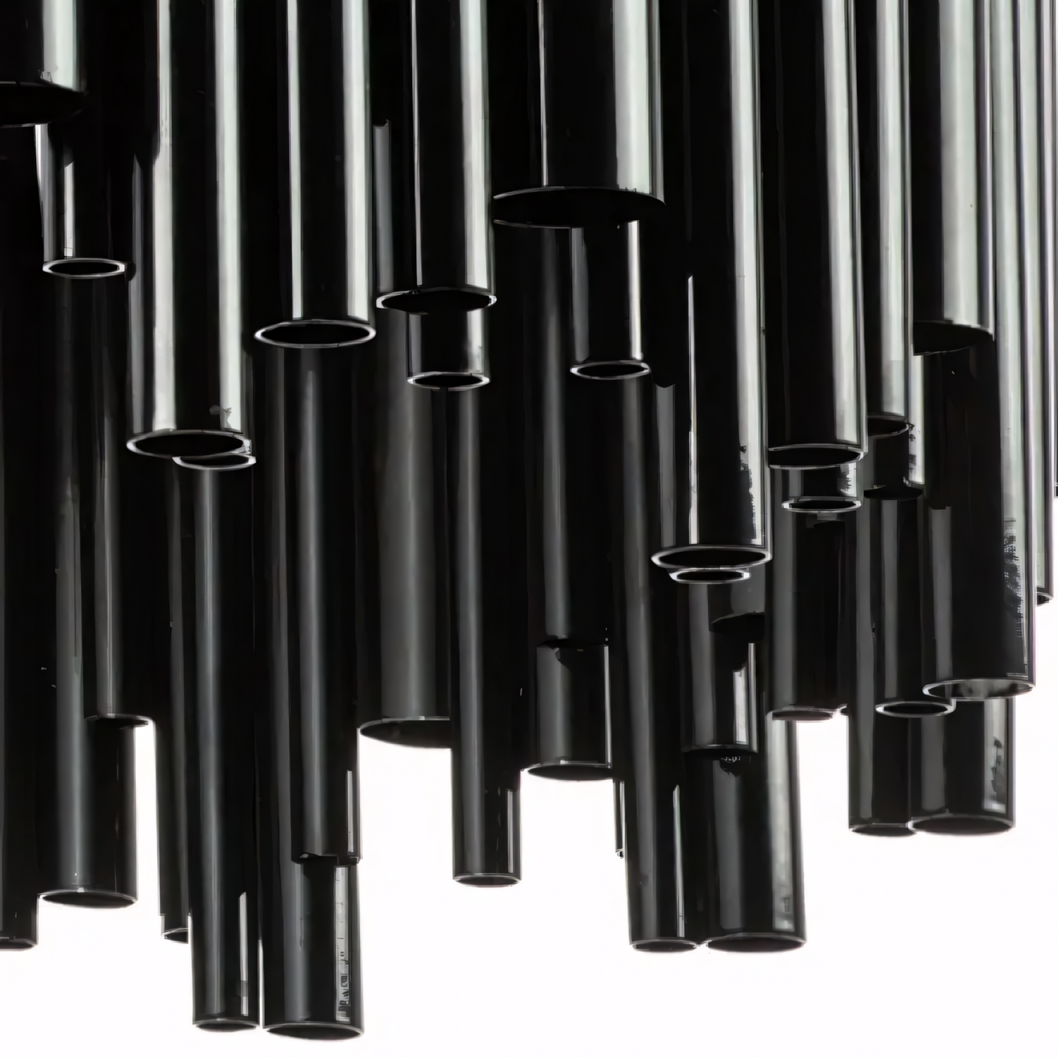 Люстра подвесная Brubeck D80 Черная в стиле Delightful