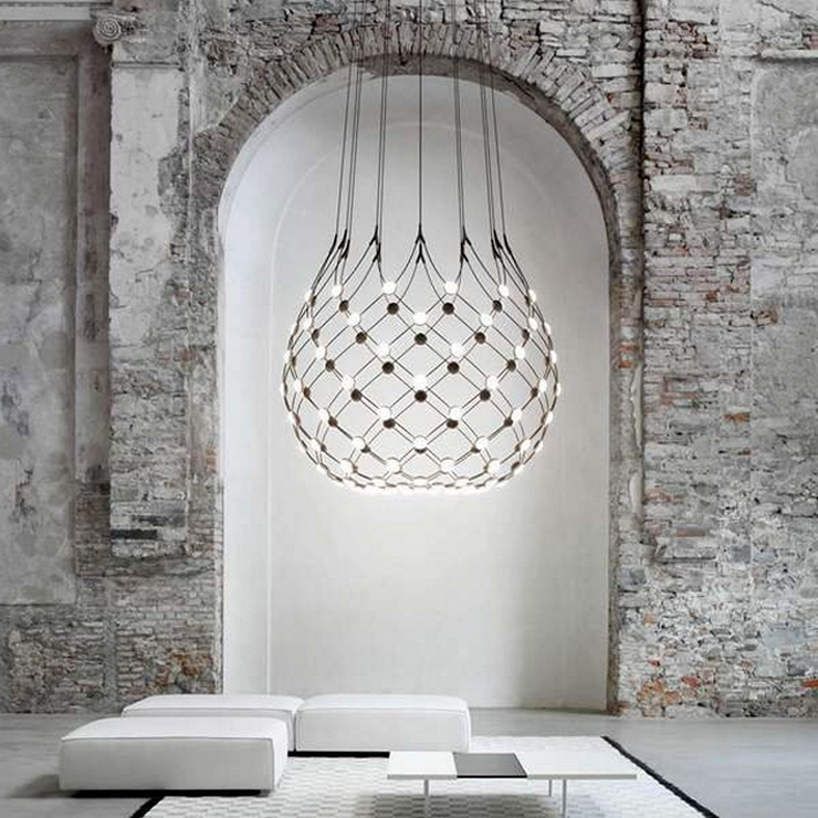 Люстра Mesh D65 в стиле Luceplan