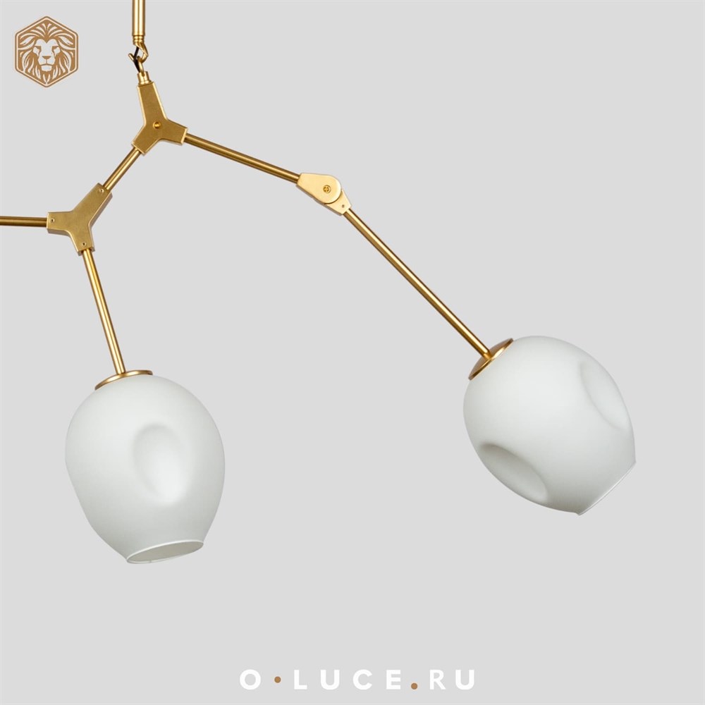 Люстра Branching Bubbles 3 Gold в стиле Lindsey Adelman