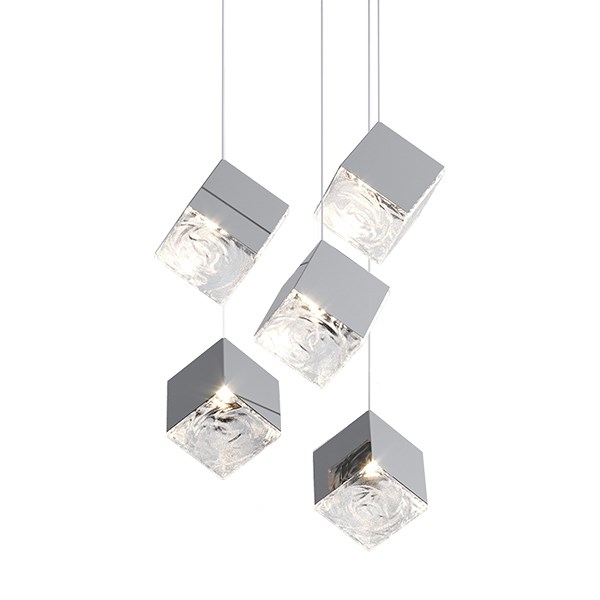 Люстра Pyrite 5 Pendant chandelier Chrome