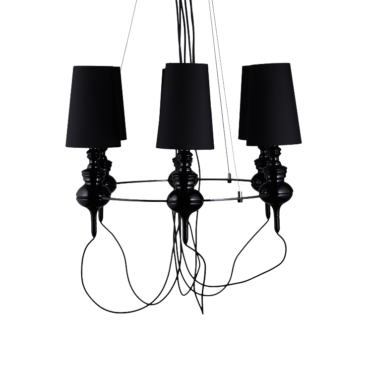 Люстра Josephine Queen 6 Черный