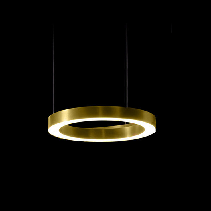 Светильник Light Ring Horizontal D30 Brass в стиле Henge