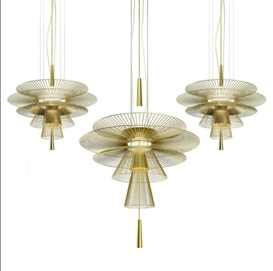 Люстра Gravity in Forestier Style L Gold