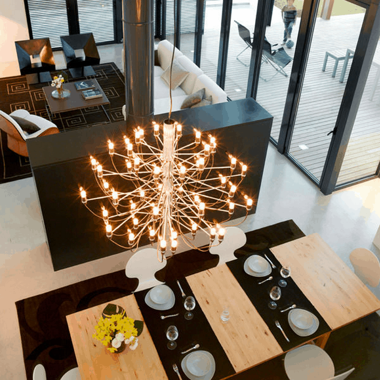 Люстра 2097 50 Chrome в стиле Flos