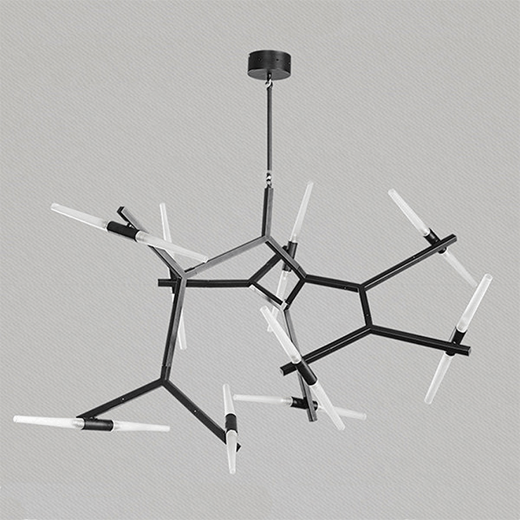 Люстра Agnes 18 Black в стиле Lindsey Adelman