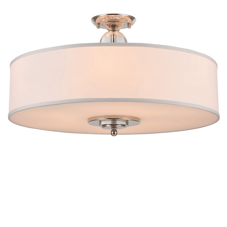 Cветильник Albuquerque, Nickel Shade white D70*H43,5 cm