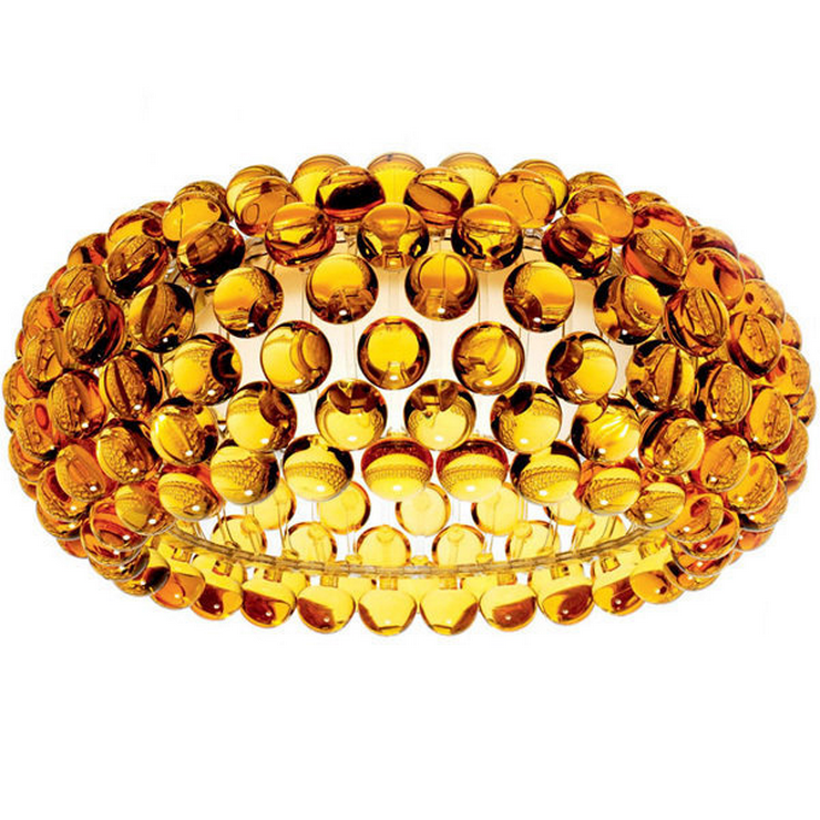 Люстра потолочная Caboche Gold D50 в стиле Foscarini