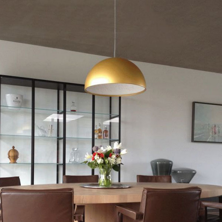 Люстра Skygarden Gold D40 в стиле Flos