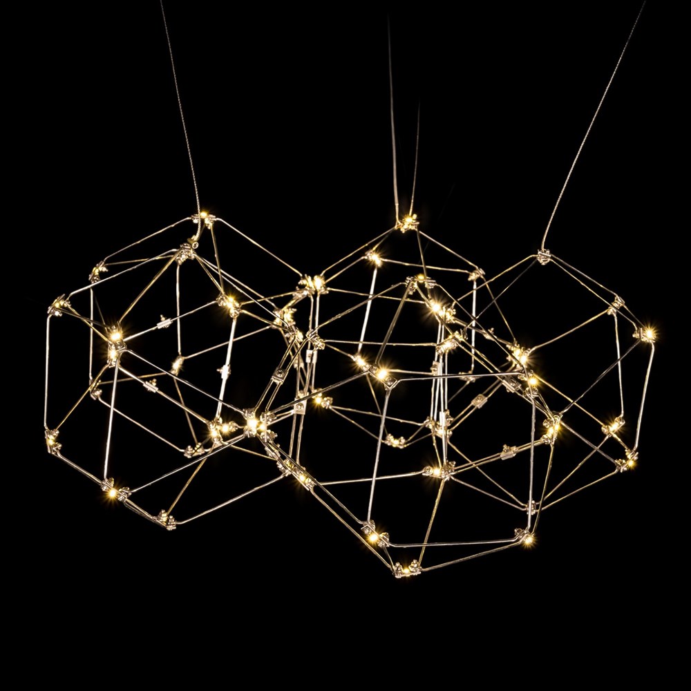 Люстра Bjork small круглая без вставок (сегмент 20*20 см)