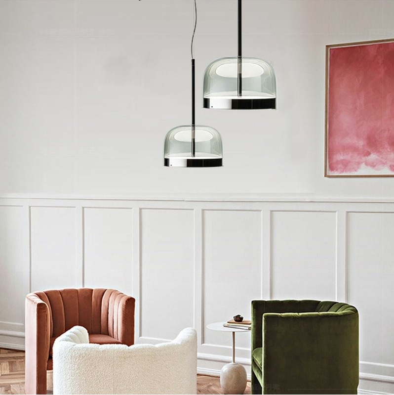 Подвесной светильник Equatore S Chrome and Black