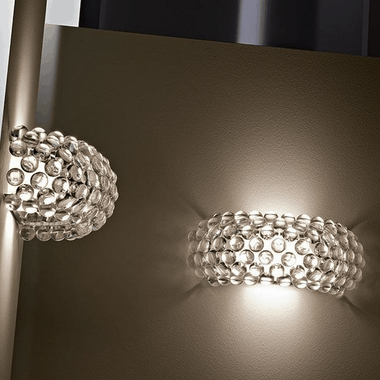 Бра Caboche Clear, шт в стиле Foscarini