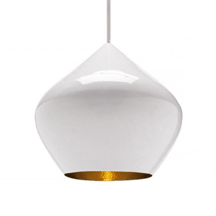 Светильник Beat Light Stout White D50 см / H48 см Белый в стиле Tom Dixon