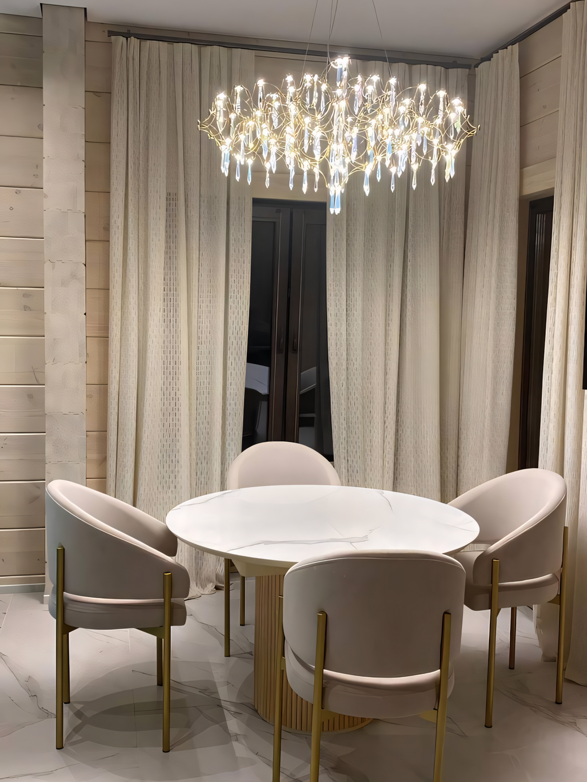 Проволочные люстры Частный дом Москва