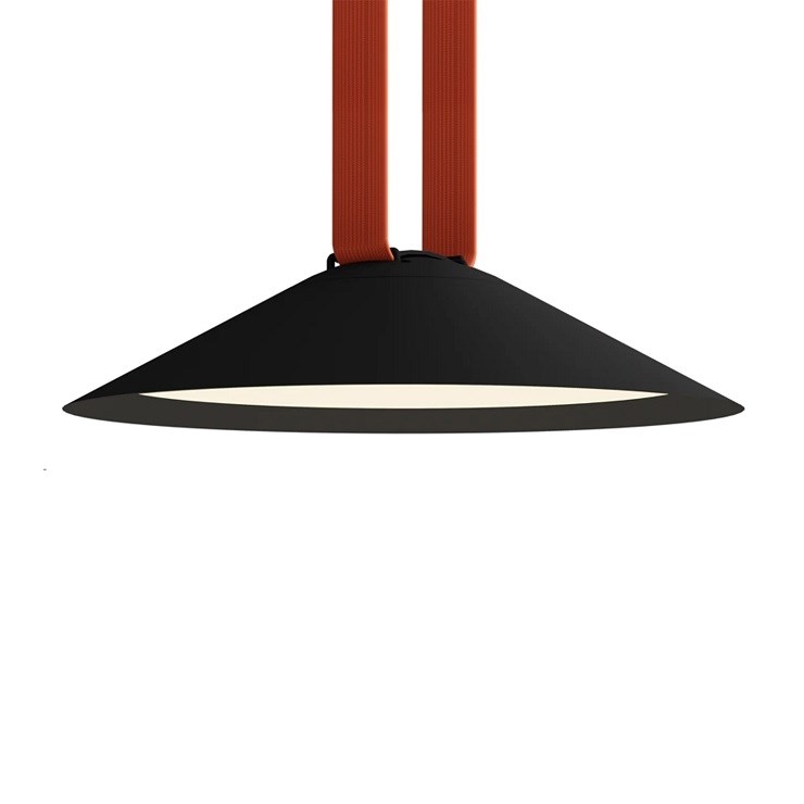 Светильник PLUSMINUS TEXTILE SYSTEM Cone Black D300 mm
